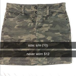 vanilla star premium jean skirt